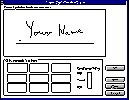 Scrawl SigVerify window (1 KB)